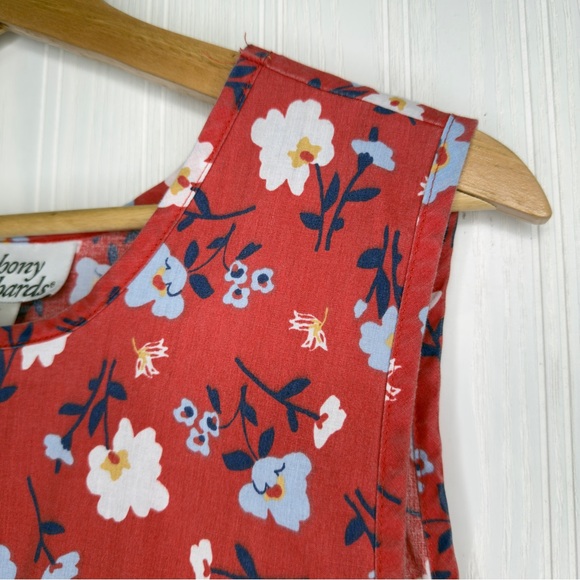 Vintage Anthony Richard’s red floral sleeve dress size M - Picture 3 of 8